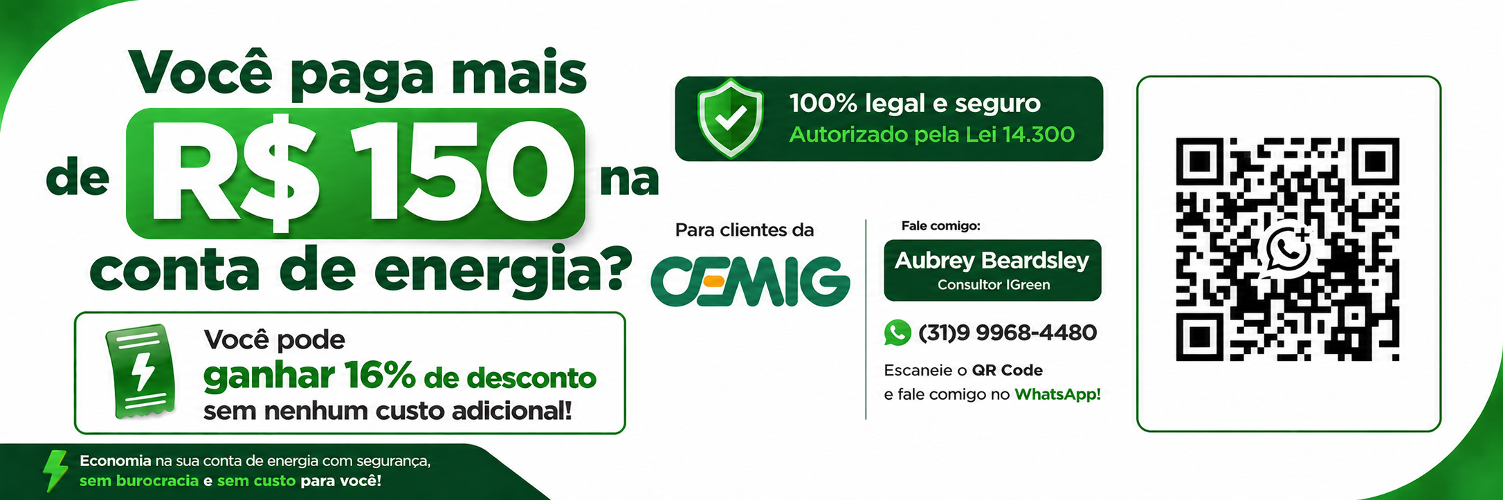 ECONOMIZE NA SUA CONTA DE ENERGIA